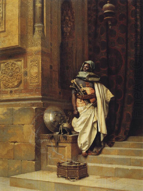 Ludwig Deutsch The Palace Guard china oil painting image